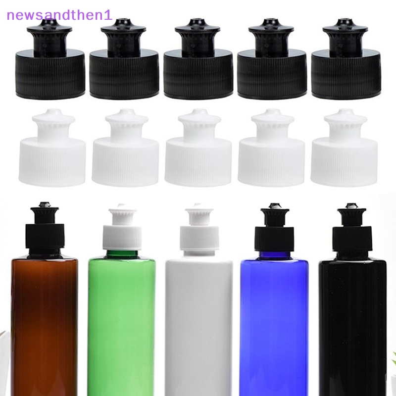 Newsandthen1 20 ชิ้นขวดน้ํา Push ดึงฝาปิดฝาปิดเปลี่ยน Tops กีฬาปิดผนึกสกรูขวดนํากลับมาใช้ใหม่ฝาครอบ Twisted แบบพกพาโซดา