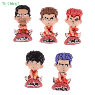 [TinChingT] ฟิกเกอร์การ์ตูนอนิเมะ SLAM DUNK Hanamichi Sakuragi เครื่องประดับ ของขวัญ ของเล่นสําหรับเด็ก 5 ชิ้น