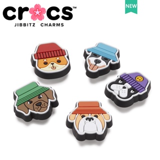 Jibbitz crocs อุปกรณ์เสริมหัวเข็มขัด รูปรองเท้าสุนัขน่ารัก สําหรับตกแต่ง DIY