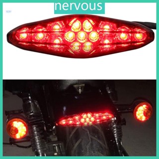 Nerv ไฟเบรกท้าย LED สีแดง สําหรับรถจักรยานยนต์