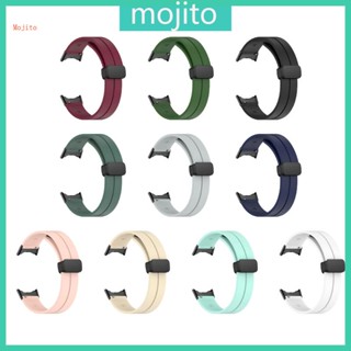 Mojito สายนาฬิกาข้อมือ ซิลิโคน ระบายอากาศ กันเหงื่อ ไม่มีช่องว่าง สําหรับ Pixel