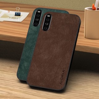 เคสหนัง ลายไม้ สําหรับ Sony Xperia 10 5 1 V III XZ3 XZ4 Sony Xperia ACE 2