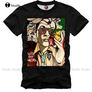เสื้อยืดผ้าฝ้าย พิมพ์ลายกราฟฟิค Fear And Loathing In Las Vegas Lsd Dmt Mdma Gbl Xtc 3925 แฟชั่นสําหรับผู้ชาย