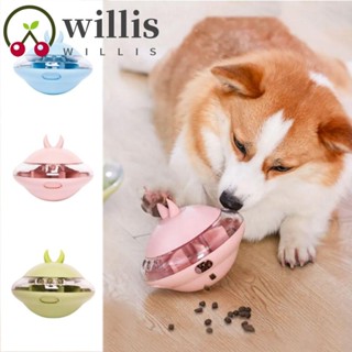 Willis Roly-poly ของเล่นอาหารสุนัข พลาสติก กันกัด สีชมพู ฟ้า เขียว