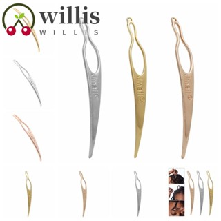 Willis Dreadlocks Interlock, Locking Curved Interlocking Needles, Wig Making Gold Metal Hair Interlocking Sisterlock Tool DIY