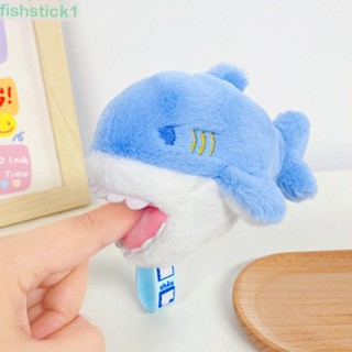 Fishstick1 พวงกุญแจ จี้ตุ๊กตาฉลาม สีฟ้า 15 ซม. สําหรับแขวนกระเป๋า