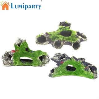 Lumiparty บ้านกุ้งเรซิ่น อุปกรณ์เสริม สําหรับตกแต่งตู้ปลา