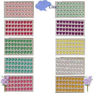 Lilacs สติกเกอร์อัญมณี สติกเกอร์อะคริลิค หลากสี สติกเกอร์เพชรเทียม สติกเกอร์เพชร DIY