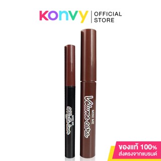 beWiLD Duo Eye Matte Liner &amp; Volume Cara #02 Brownie.