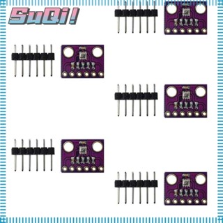 Suqi โมดูลเซนเซอร์แรงดันอากาศดิจิทัล 2.54 มม. Pin 300-1100hPa GY-BMP280-3.3 5 ชิ้น