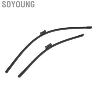 Soyoung 2PCS Front Windshield Wipers Low Noise 26in and 19in Windscreen Wiper Blades Replacement For Tesla Model 3 Y  2017-2022 Car Part