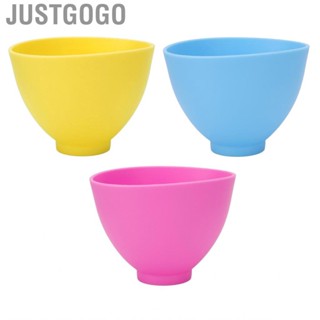 Justgogo Silicone Mixing Bowl  Reusable Dental Multi Purpose Heat Resistant Safe for Spa