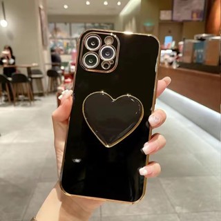 เคสโทรศัพท์มือถือ ลายหัวใจ พร้อมขาตั้ง สําหรับ vivo Y27 Y36 Y35 Y22 Y22s Y16 Y21 Y21s Y21T Y33s Y33T Y20 Y20s Y12s Y12A