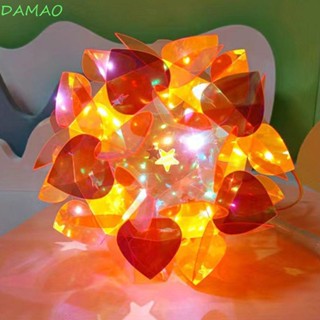 Damao โคมไฟ LED รูปหัวใจ ผีเสื้อ แฮนด์เมด DIY ของเล่นสําหรับเด็ก