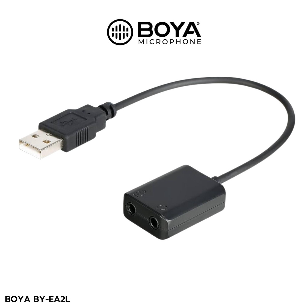 #บอยา #Boya #BY-EA2L #ตัวแปลงUSB #ไมโครโฟน #หูฟัง #ไลฟ์สตรีม