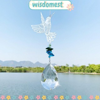 Wisdomest จี้คริสตัล รูปนก สําหรับแขวนตกแต่งบ้าน รถยนต์