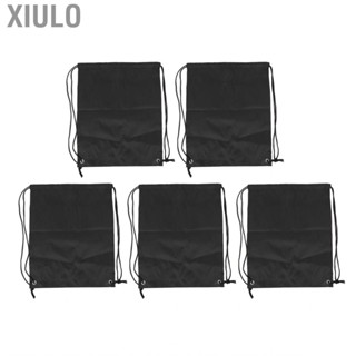 Xiulo Sports Gym Packsack  Drawstring Backpack 5PCS Oxford Cloth for