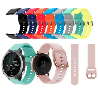 สายนาฬิกาข้อมือซิลิโคน แบบนิ่ม สําหรับ Garmin venu 2 45 มม. Vivoactive 3 4 255 245 645