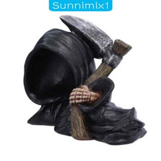 [Sunnimix1] ฟิกเกอร์รูปปั้นฮาโลวีน สไตล์โกธิค สําหรับตั้งโต๊ะ ของขวัญวันหยุด ออฟฟิศ