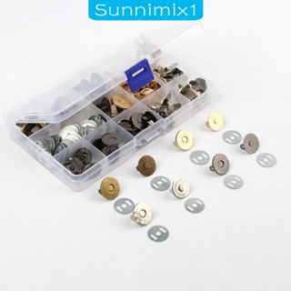 [Sunnimix1] กระดุมโลหะ 40 ชิ้น สําหรับเย็บผ้าผู้ชาย