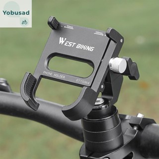 [Yobusad.th] West BIKING อุปกรณ์เมาท์ขาตั้ง สามารถปรับได้ สําหรับวางโทรศัพท์มือถือ ติดแฮนด์มือจับรถจักรยาน