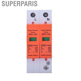 Superparis Surge Protection Device Voltage Arrester Protector Module Power Switch for Home House