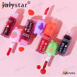 Julystar ลิปสติก เคลือบริมฝีปาก ให้ความชุ่มชื้น กันน้ํา ติดทนนาน สะดวกสบาย