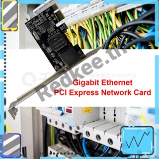 Gigabit อะแดปเตอร์การ์ดเครือข่ายอีเธอร์เน็ต PCI Express RJ45 LAN สําหรับเดสก์ท็อป PC [Redkee.th]