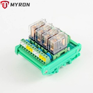 Myron โมดูลรีเลย์ 4 ช่อง 24V 4 ช่อง SPDT PNP NPN