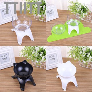 Ttiitt Pet Bowl Prevent Slip Easy Cleaning Cute Shape Small  Water  for Dog