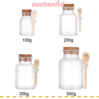 Suchenhd กระปุกไม้ซีล แบบพกพา 100-500 กรัม รีฟิลได้