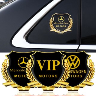 สติกเกอร์โลโก้ Vip Crown โลหะ สีทอง สําหรับตกแต่งรถยนต์