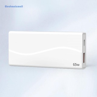 [ElectronicMall01.th] อะแดปเตอร์ชาร์จทั่วไป 65W แบบพอร์ตคู่ กระจายความร้อนอัตโนมัติ ชาร์จเร็ว