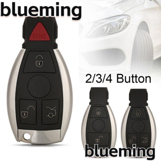 Blueming2 เคสกุญแจรีโมตรถยนต์ ABS 2 3 4 ปุ่ม สําหรับ Benz W203 W204 W205 W210 W211 W212 W221 W222