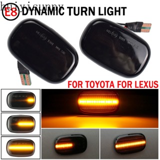 Hys ไฟเลี้ยวไดนามิก Led Canbus สําหรับ Toyota Corolla RAV4 Prius Yaris Camry Vios Hilux Allex Avensis Celica 2 ชิ้น