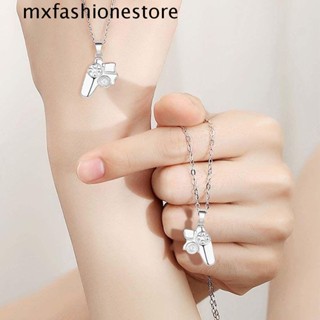 Mxfashione สร้อยคอโช้กเกอร์ แม่เหล็ก สไตล์มินิมอล สําหรับผู้หญิง ผู้ชาย เกมคอนโซล จับคู่รัก ออกเดท ของขวัญระยะทางดึงดูด คู่รัก เย็บโลหะผสม