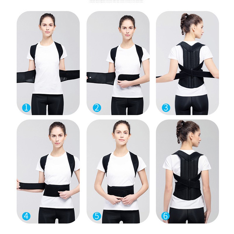 แก้ปวดหลัง เสื้อพยุงหลัง M,L,XL,XXL，XXL เข็มขัดยกของ เสื้อหลังตรง เข็มขัดพยุงหลัง สายดัดหลังตรง