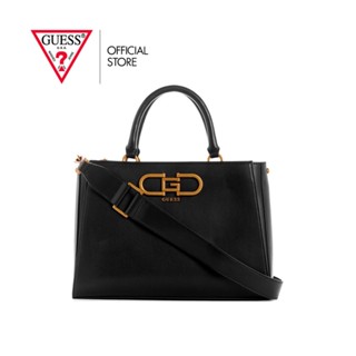 GUESS กระเป๋าสะพายผู้หญิง รุ่น VB898206 FLEET GIRLFRIEND SATCHEL สีดำ