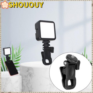 Shououy คลิปหนีบไฟแฟลชกล้อง พลาสติก LED 1/4 สกรู 2 ชิ้น