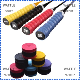 Wattle ไม้เทนนิสแบดมินตัน ดูดซับเหงื่อ คุณภาพสูง สุ่มสี 5 ชิ้น