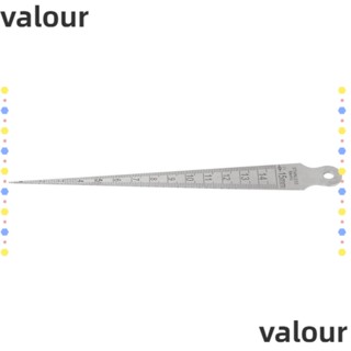 Valour ไม้บรรทัดสเตนเลส ทรงกรวย ป้องกันรอยขีดข่วน ขนาดใหญ่ ไม่เป็นสนิมง่าย