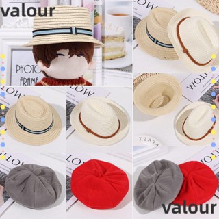 Valour หมวกฟางลําลอง ลายสัตว์น่ารัก สีแคนดี้