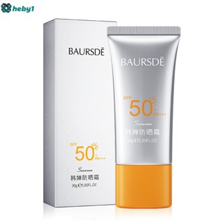 กันน้ำ/ยูวี/แยก Brightening Moisturizing Sunscreen Cream Spf50+ heby1