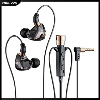 Jl- KT02 หูฟังอินเอียร์ 3.5 มม. พร้อมไมโครโฟน เบส HiFi สําหรับสตรีมมิ่ง คาราโอเกะ