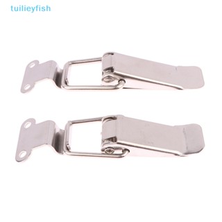 【tuilieyfish】คลิปตะขอล็อก สเตนเลส สปริงโหลด 90 องศา สําหรับล็อกปากเป็ด【IH】