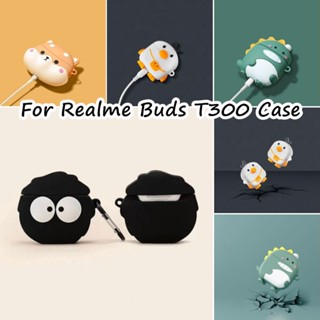 【Trend Front】เคสหูฟัง แบบนิ่ม ลายการ์ตูน สําหรับ Realme Buds T300 Realme Buds T300