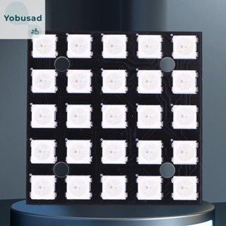 [Yobusad.th] Ws2812b บอร์ดทดลองโคมไฟ LED RGB 5*5 Bit 5050