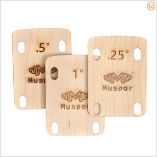 Muspor Guitar Neck Shims - Precision Wooden Shims for Neck Adjustments