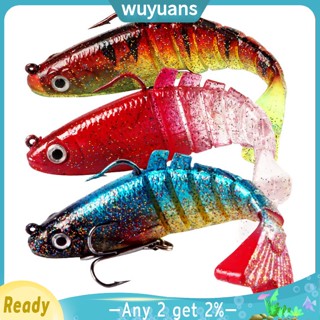 Wuyuans เหยื่อตกปลาไบโอนิค หลายข้อต่อ 9 ซม. 15 กรัม