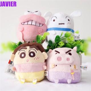 Javier จี้ตุ๊กตาการ์ตูนชินจังน่ารัก แบบนิ่ม ของเล่นสําหรับเด็ก